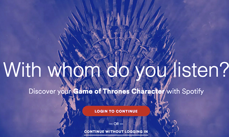Game of Thrones Spotify