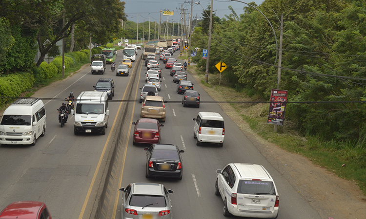 caos vial sur Cali