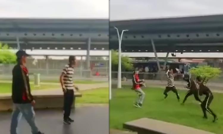 Sujetos colados agredieron con cuchillo a guardas en la Terminal Menga