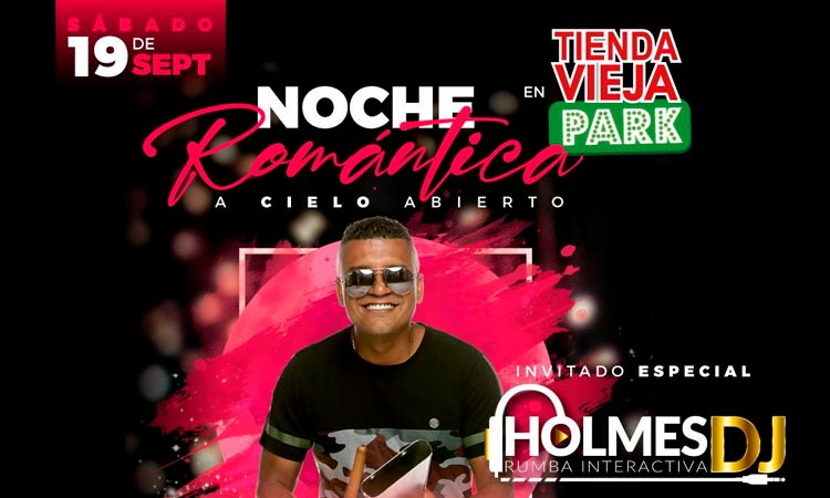 Noche romántica a cielo abierto