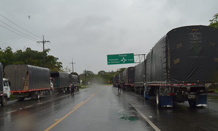 Bloqueos a Panamericana afectan establecimiento de empresas