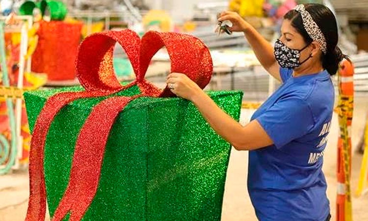 Alumbrado navideño en Cali