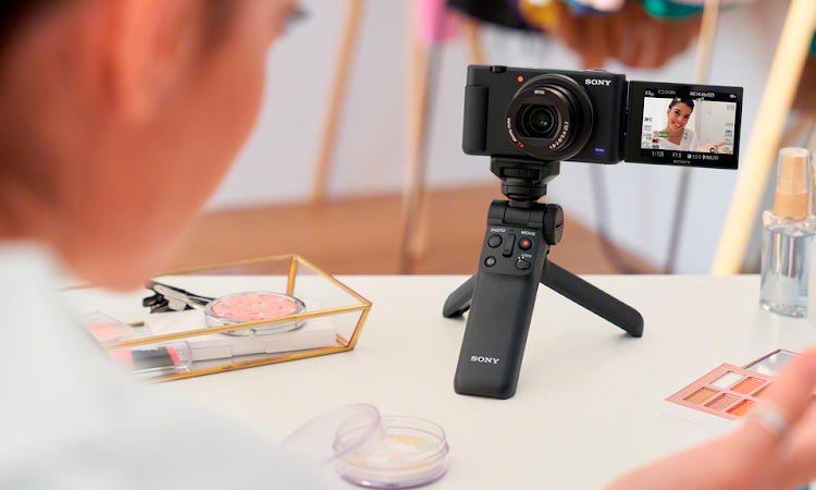 cámara creadores de contenido en video SONY