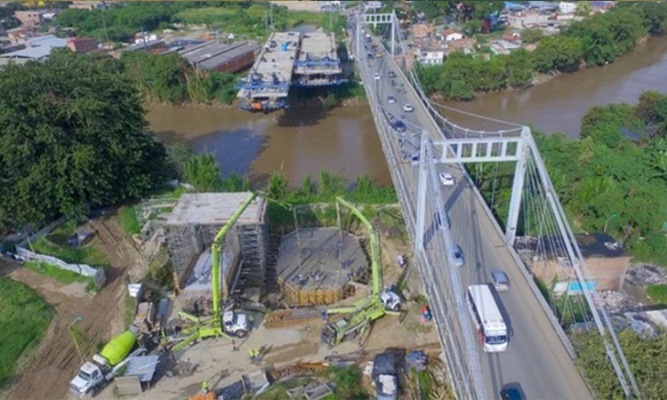 Se consolidan obras en puente de Juanchito