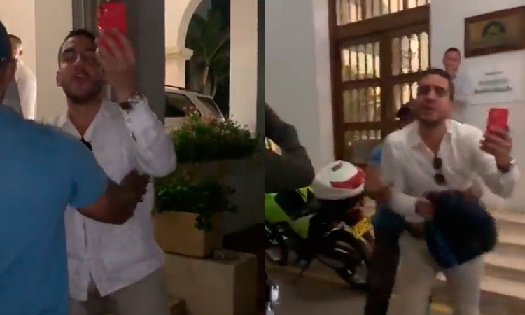 senador Alex Flórez borracho policías Hotel Caribe