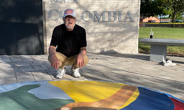 Inauguran mural en homenaje a la diáspora colombiana en Miami
