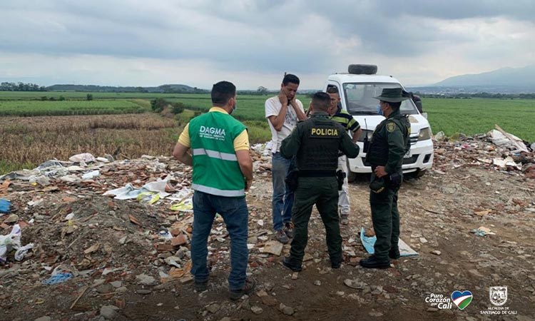 Cali busca frenar disposición inadecuada de RCD