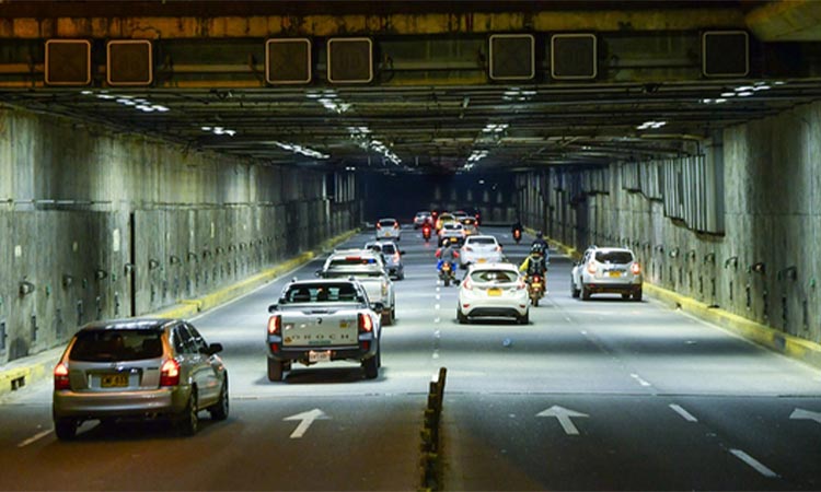 Miden la presión sonora en el Túnel Mundialista