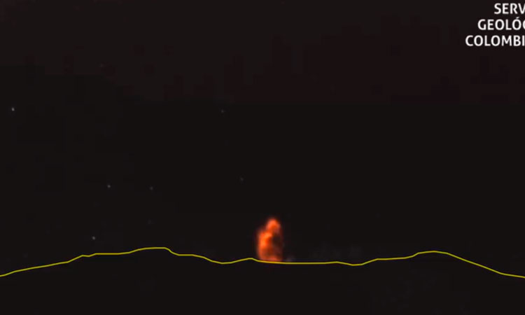 Incandescencia en el Ruiz alertó a expertos