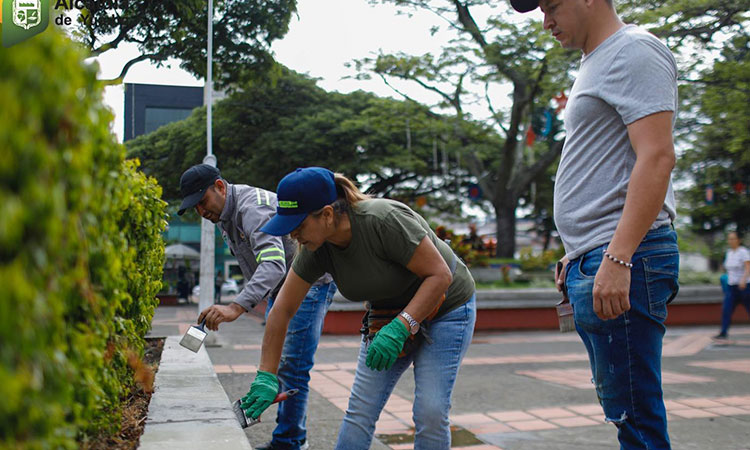 Yumbo embellece sus parques