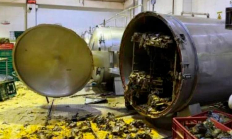 caldera de tamales explosión