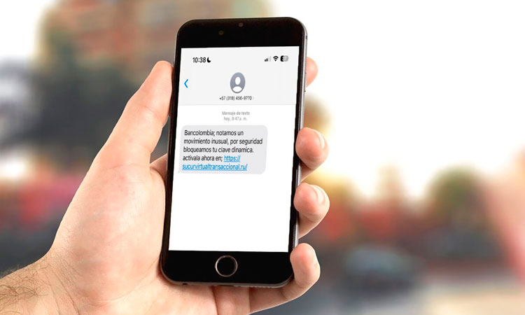 Alerta: Vea el mensaje de texto con el que pueden robar sus cuentas y su información