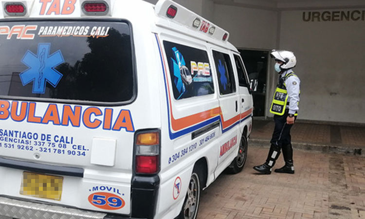 14 ambulancias fueron inmovilizadas en Cali durante el 2024 por violaciones de tránsito