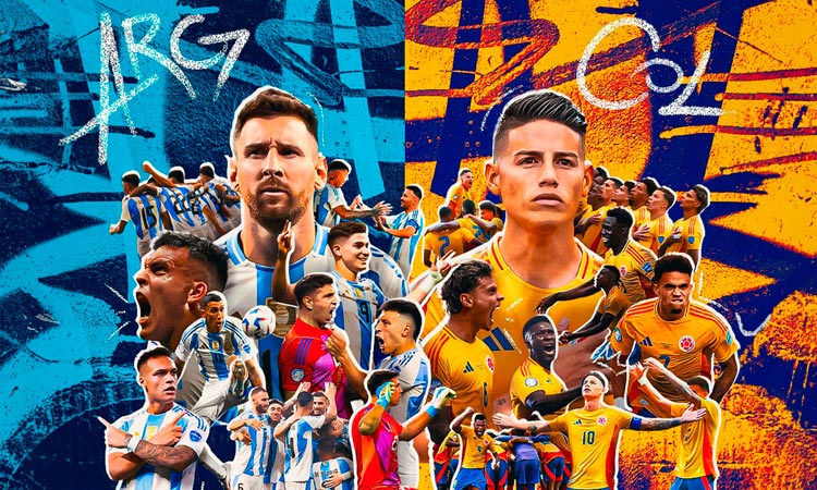 Argentina vs Colombia final Copa América 2024 datos