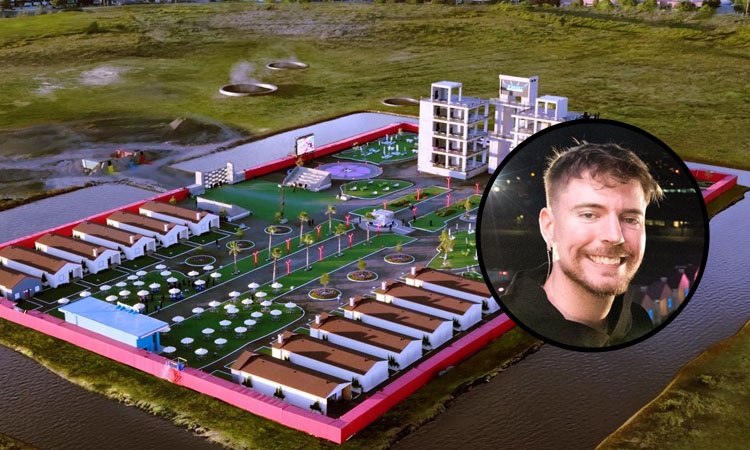 Mr Beast construyó millonaria ciudadela