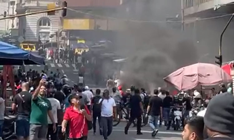 Pólvora escondida en puestos de mercancía, el detonante de las protestas en el centro de Cali