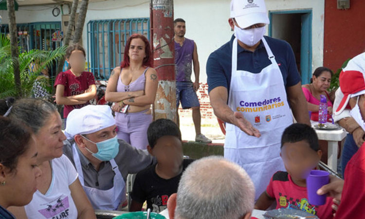 Comedores comunitarios en Cali aumentan a 90.000 raciones diarias y buscan llegar a 100.000 beneficiarios