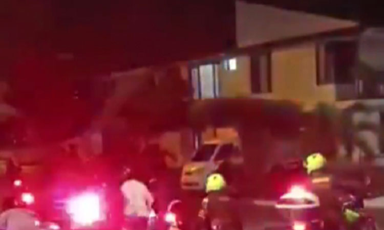 Piques ilegales en Tuluá provocaron choque múltiple captado en video