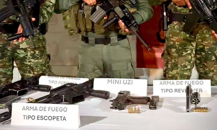 Descubren depósito para almacenamiento de material de guerra