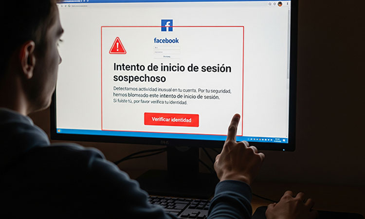 Cómo saber si alguien entró a mi Facebook