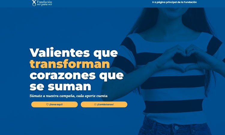 Fundación 'Ser para ser' necesita apoyo para continuar con sus programas