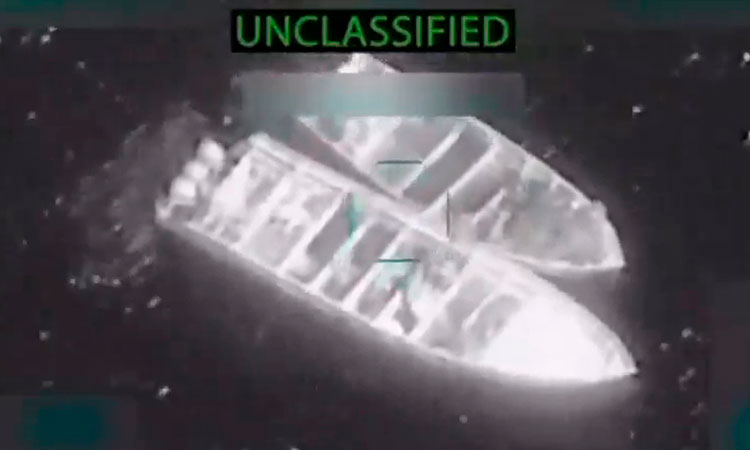 Gobierno de Estados Unidos confirmó bombardeo a cuatro lanchas en el Pacífico