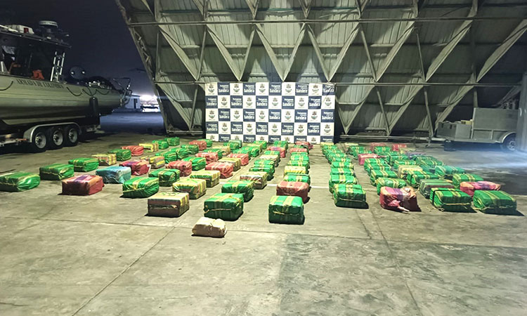 Incautan cerca de tres toneladas de alucinógeno en el Pacífico