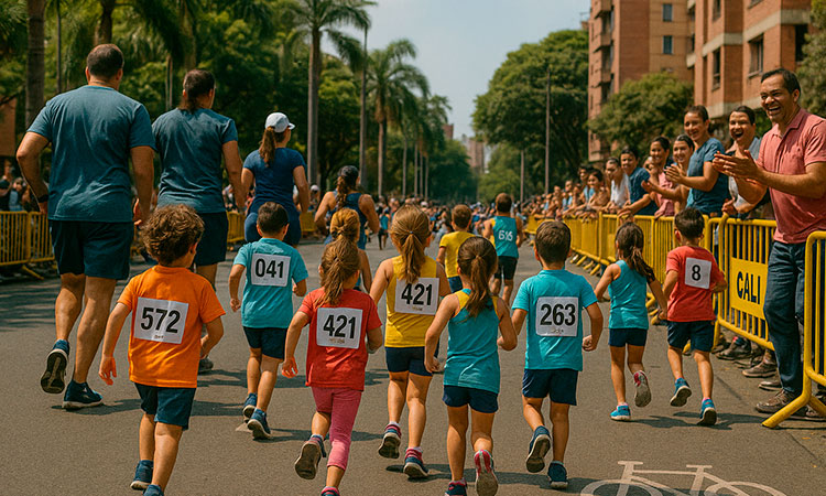 Niños de Cali correrán por la alimentación saludable