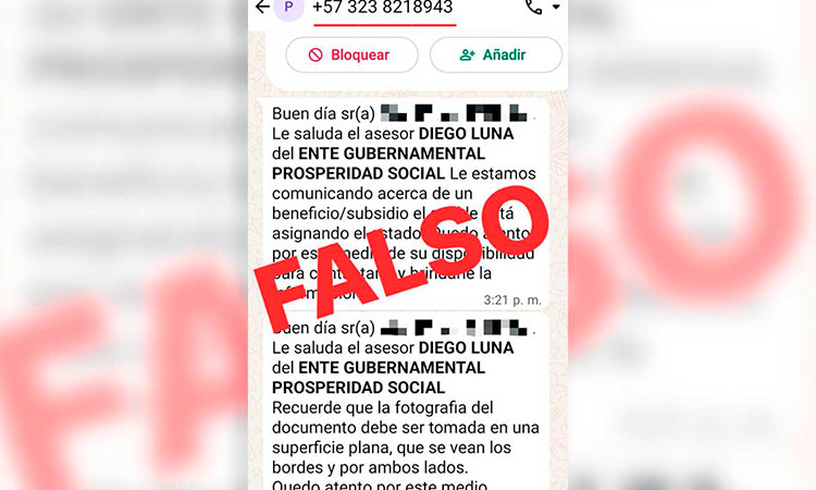 Prosperidad Social alerta sobre modalidad de estafa que afecta a personas mayores