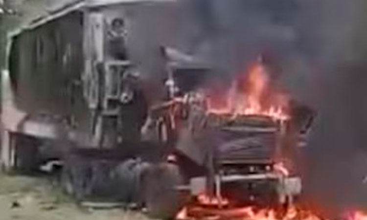 Explosión en vía Panamericana deja un muerto y dos heridos