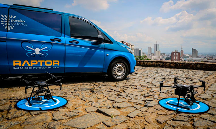 Gobernadora Dilian Francisca Toro presentó el sistema Raptor, una red aérea de vigilancia contra el crimen