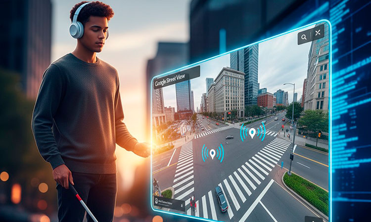 StreetReaderAI: La inteligencia artificial que hará accesible Google Street View para personas con discapacidad visual