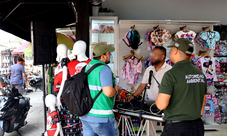 Dagma inicia operativos de control de ruido en Cali para frenar contaminacion auditiva en el centro durante la temporada navideña