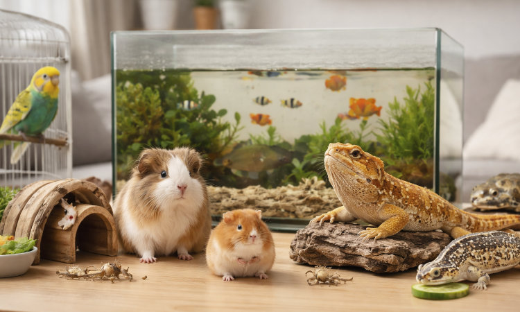 ¿Quieres una mascota,pero no te gustan los perros ni los gatos? Descubre animales fáciles de cuidar y elige la ideal