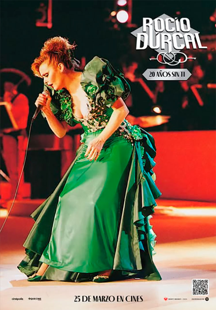 Homenaje a la gran diva española: Rocío Dúrcal vuelve al cine con un legendario concierto