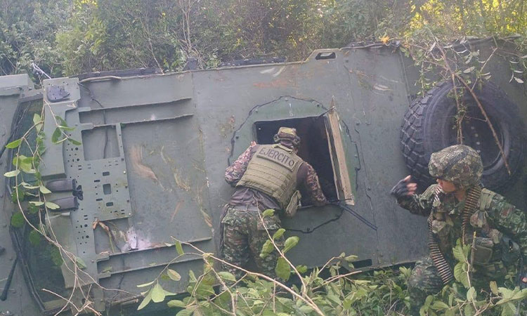Investigan accidente de vehículo del Ejército en Cauca
