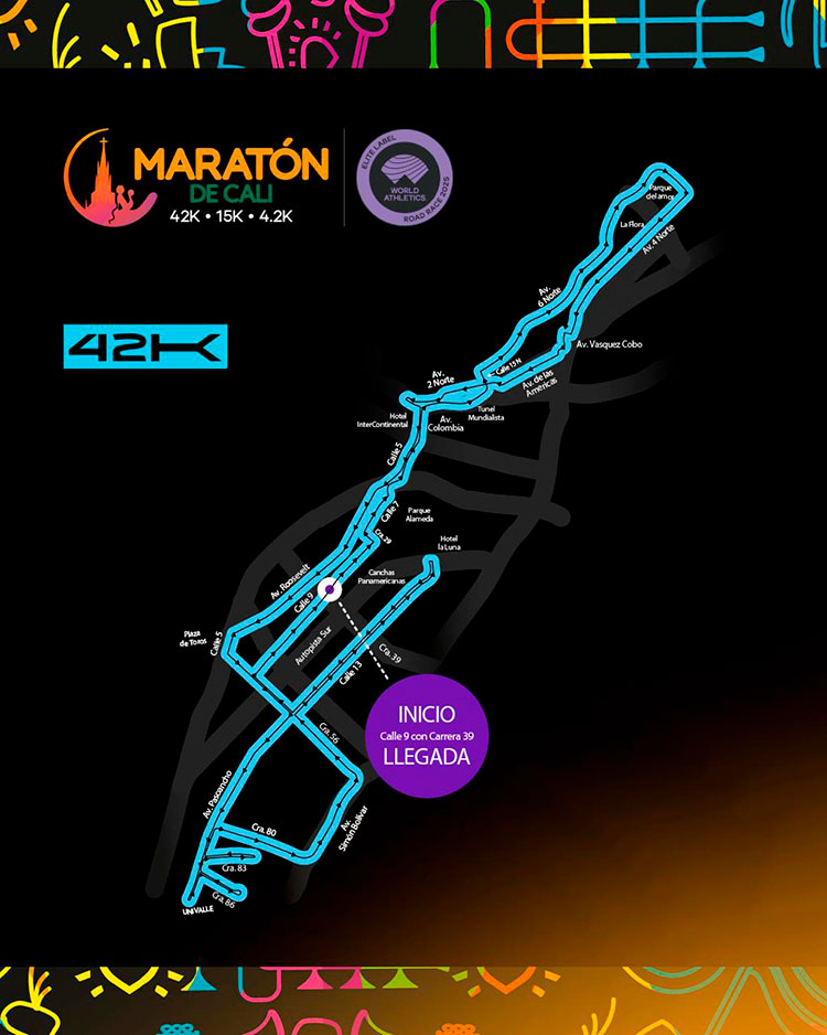 ¿Va a participar en el Maratón de Cali 2026?: conozca el recorrido