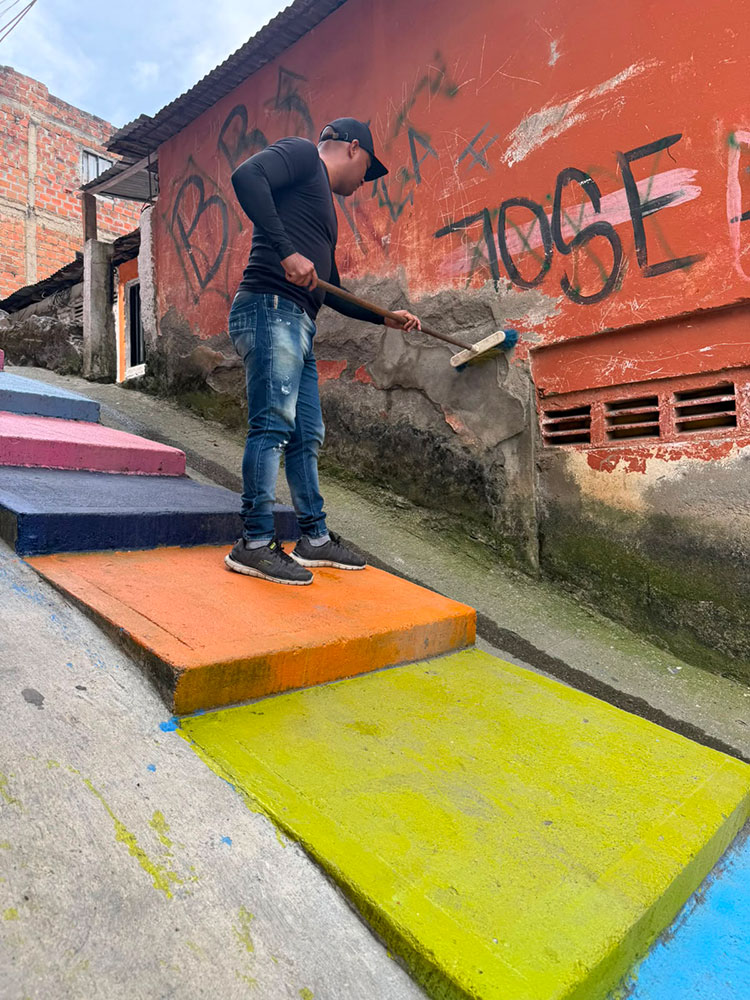 La historia detrás del proyecto que transforma un espacio emblemático de Montebello con arte, comunidad e identidad rural